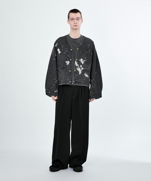 値下げ:BELPER デニムジャケット M TO R デニムジャケット gジャン 「Lee x BELPER M」PAINT