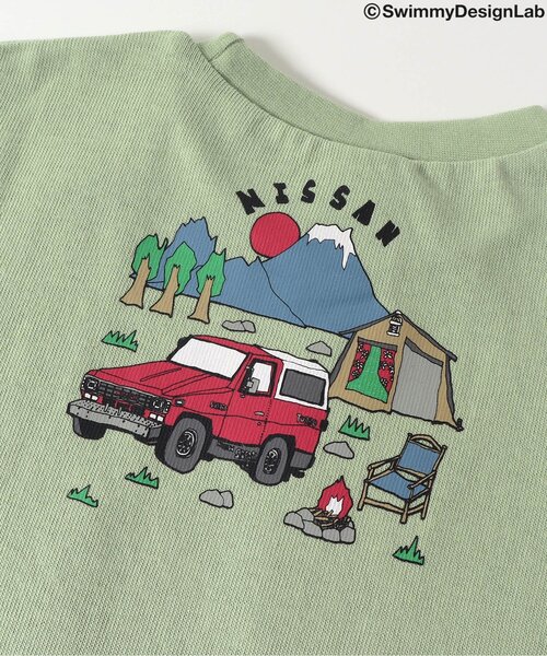 BREEZE tシャツ NISSAN×SwimmyDesingLab 3色3柄Tシャツ キッズ