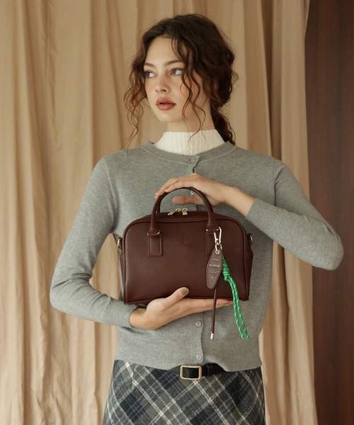 新品 ALTROSE 2WAY ボストンバッグ ショルダーバッグ ブラウン