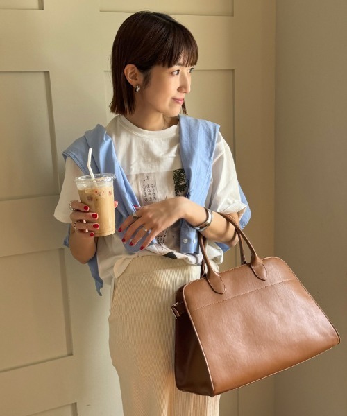 pufe トートバッグ 「pufe」サイドベルトA4トートバッグ レディース 