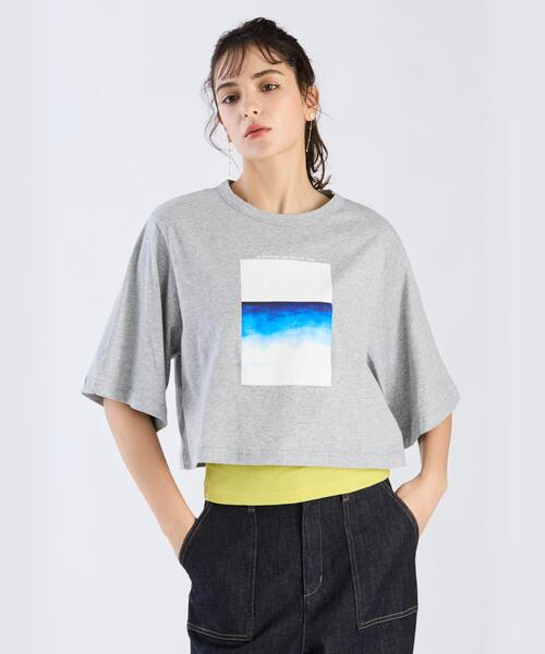 tシャツ シープリントTシャツ レディース