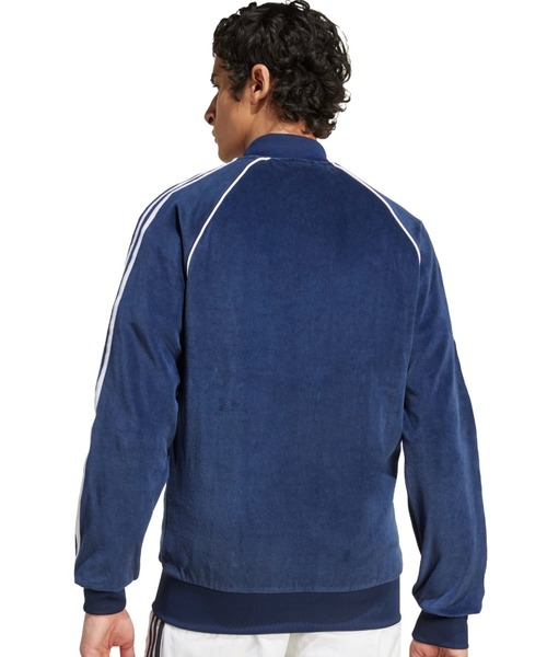 adidas ジャケット L ネイビーVELOUR SST TRACK TOP adidas（アディダス） コート ジャケット adidas VELOUR SST TRACK TOP