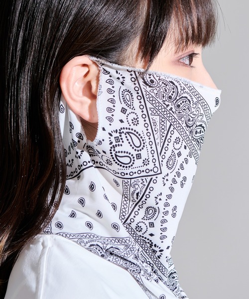 オリジナルペイント フェイスガードマスク CALIFORNIA OUTFITTERS マスク 5E7 ペイズリーフェイスマスク フェイス