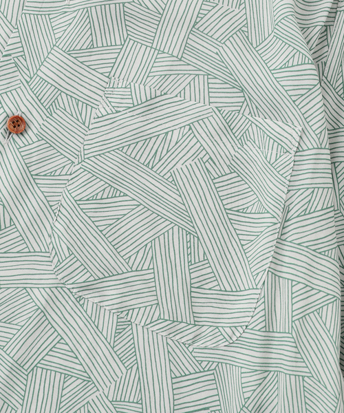 エムズブラック　柄シャツ　美品 m's braque シャツ 「m's for BOUCLE」デッドストック アロハ