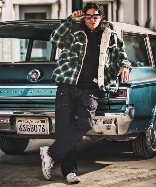 WONDER WALL MOTEL コート ジャケット mj10804- CHECK WESTERN BOA