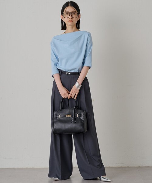 tシャツ ウエストドレープカットソー レディース Loungedress tシャツ ドレープカットソー レディース : ZOZOTOWN