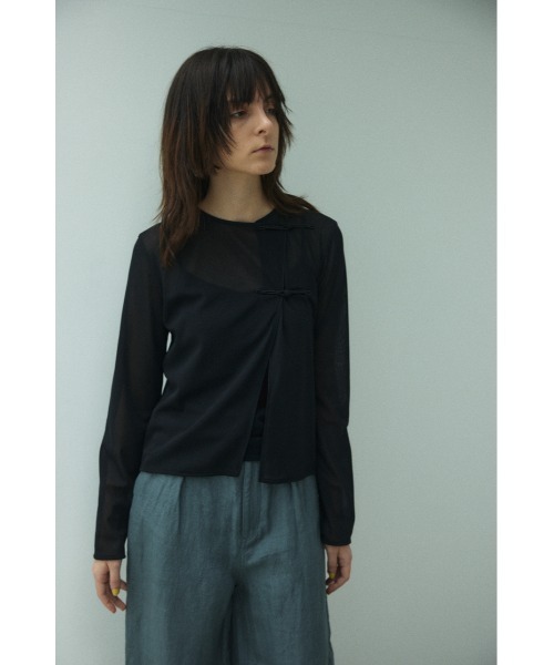 「BLACK BY MOUSSY」 カーディガン FREE ライトブルー レディース BLACK BY MOUSSY 「BLACK MOUSSY」 カーディガン FREE ライト