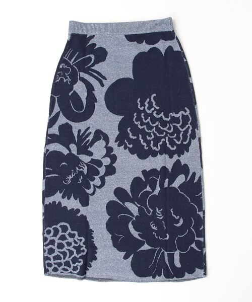 ［新品未使用］マリメッコ　Sivellys Pioni ニットスカート marimekko（マリメッコ） スカート Sivellys Pioni / skirt : ZOZOTOWN