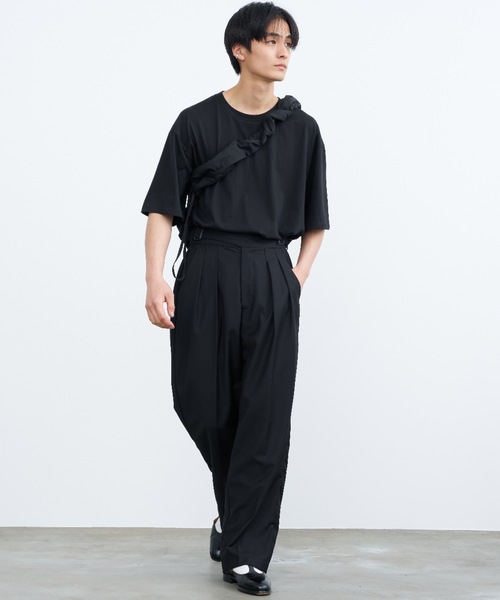 「SINSS」 半袖Tシャツ MEDIUM ネイビー メンズ
