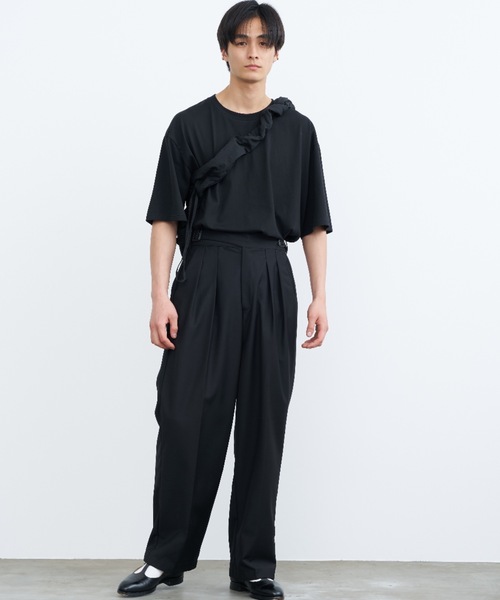 「SINSS」 半袖Tシャツ MEDIUM ネイビー メンズ