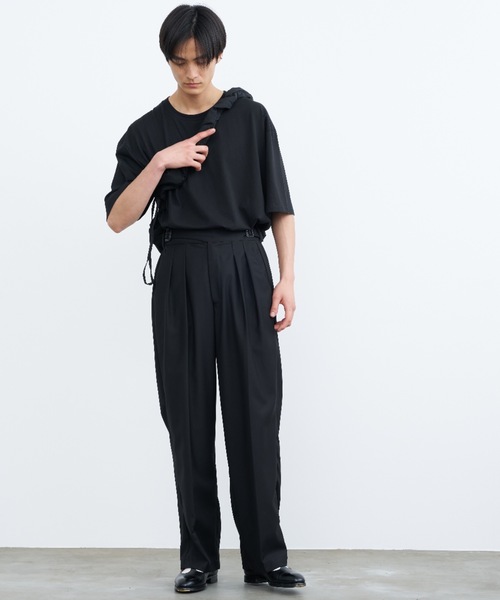 「SINSS」 半袖Tシャツ MEDIUM ネイビー メンズ