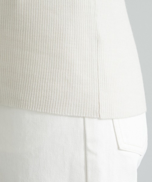 「SHENERY」 タートルネックニット FREE ライトグレー レディース_画像9