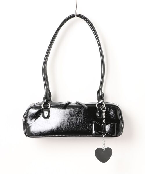 ボストンバッグ HOOK for girls スリムワンハンドルショルダーバッグ