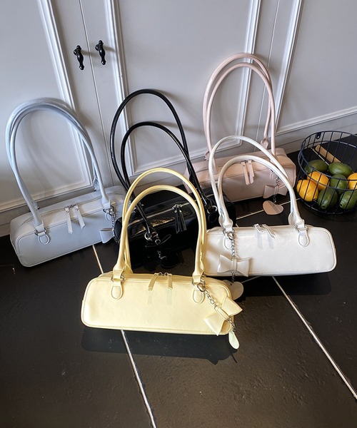 ボストンバッグ HOOK for girls スリムワンハンドルショルダーバッグ