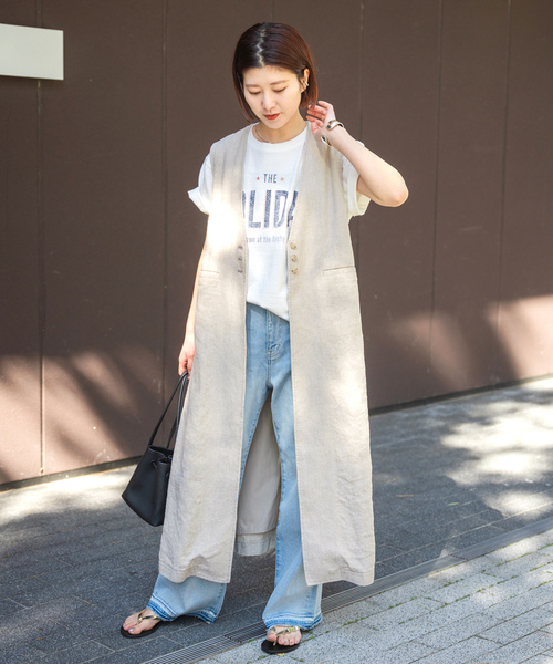 「Spick & Span」 ベスト - ベージュ レディース レディースファッション