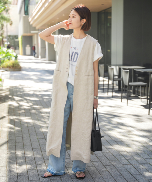 「Spick & Span」 ベスト - ベージュ レディース レディースファッション