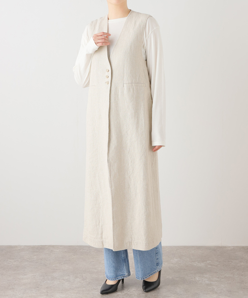 「Spick & Span」 ベスト - ベージュ レディース レディースファッション