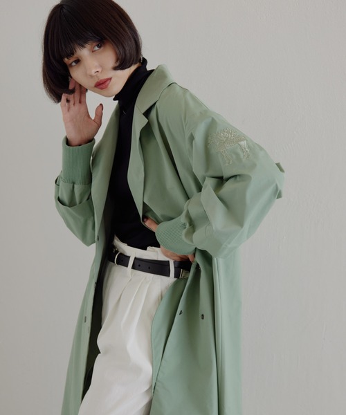 【お値下げ】ear PAPILLONNER トレンチコートSUMI STYLE ear PAPILLONNER】3WAYトレンチコート【SUM1 STYLE】 | OUTLET