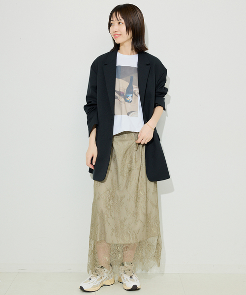 SLOBE IENA（スローブイエナ） スカート スリップレースイージー