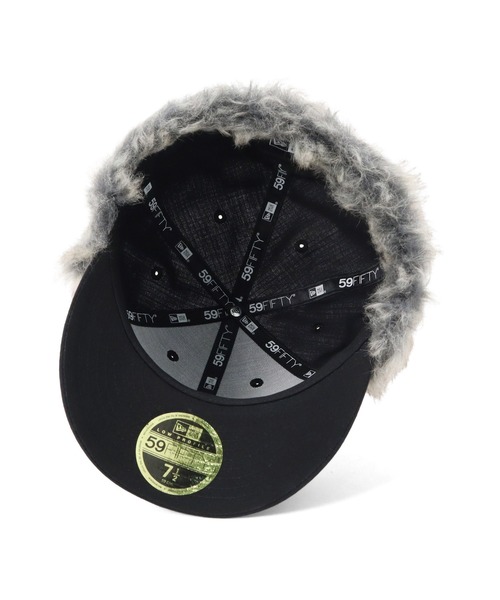 別注　ニューエラ ファー付 59fifty イヤーフラップキャップ NEW ERA（ニューエラ） メンズ ファー キャップ レディース NEW ERA