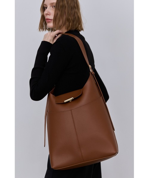 un/neu 2WAYバーフラップスクエアBIGショルダー un/neu ショルダーバッグ バッグ 2WAYバーフラップスクエアBIG