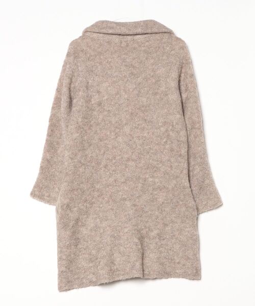 「d'un a dix」 ニットカーディガン 38 ブラウン レディース_画像2