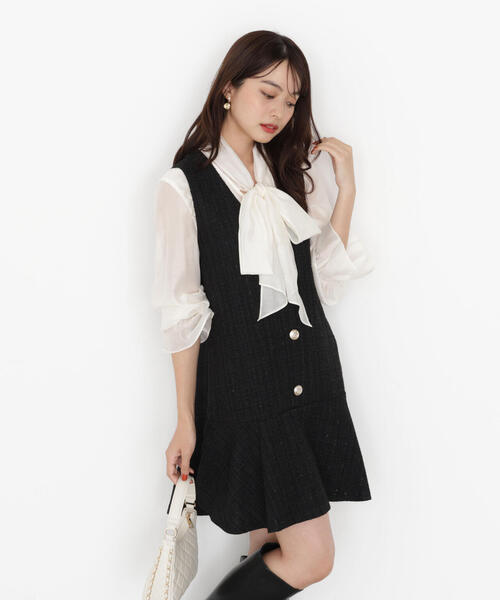 DRESSEDUNDRESSED - ドレスド ボウタイシャツ PROPORTION BODY DRESSING（プロポーションボディドレッシング