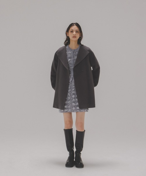 NATURAL BEAUTY BASIC ベルテッドコート テーラーベルテッドロングコート | NATURAL BEAUTY BASIC（ナチュラル