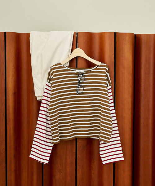 FREAK'S STORE（フリークスストア） tシャツ パッチワーク ボーダー