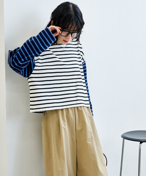 4U1様専用 AMBUSH パッチワークボーダーTシャツ 3サイズ