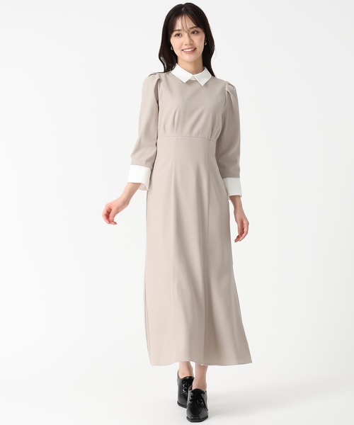 新品タグ付★DOLCE＆GABBANA★マーメイド★ドレス★ロングワンピース 31 Sons de mode ワンピース 2025秋冬新作 カフス付きマーメイド