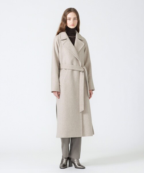 「LOVELESS」 チェスターコート 38 モカ レディース_画像9