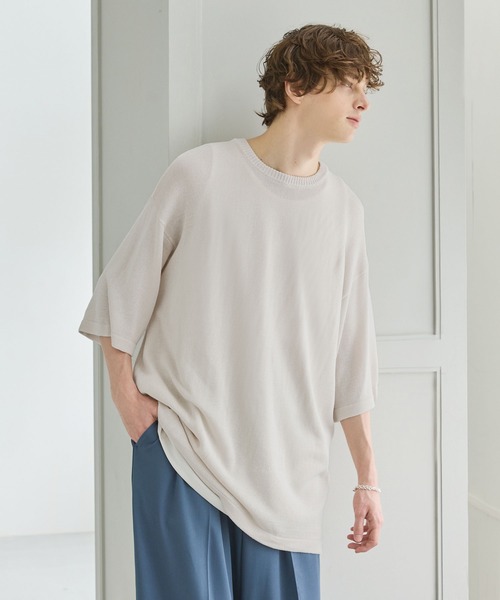 CTHY 半袖ニット M ダークグレー メンズ : ZOZOTOWN Yahoo!店 - 通販