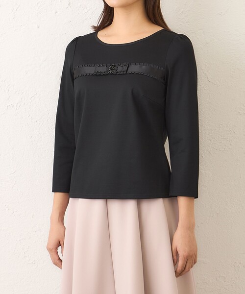TO BE CHIC（トゥー ビー シック） tシャツ リボンモチーフファンシー