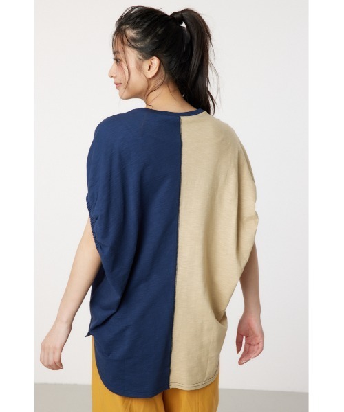 「RODEO CROWNS WIDE BOWL」 半袖Tシャツ FREE ネイビー レディース_画像2