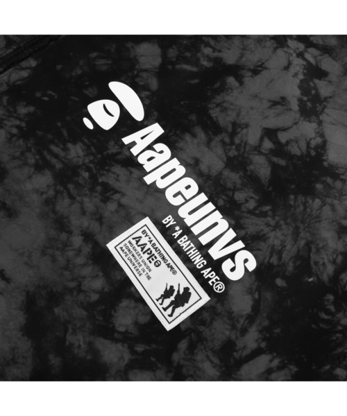 「AAPE BY A BATHING APE」 ジップアップブルゾン SMALL ブラック メンズ_画像6