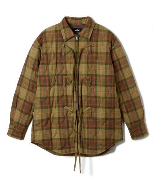 ブルゾン アウター 「soduk」puffy ribbon jacket レディース メンズ