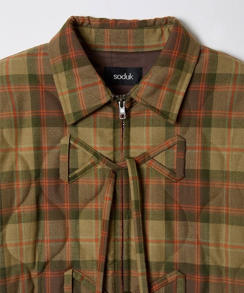 ブルゾン アウター 「soduk」puffy ribbon jacket レディース メンズ