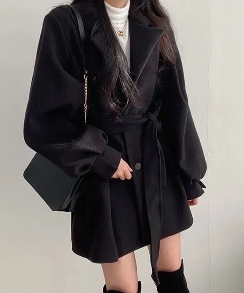 「a lot of love」 ジャケット M ブラック レディース_画像8