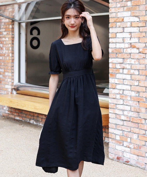 「Amulet」 半袖ワンピース X-LARGE イエロー レディース_画像3