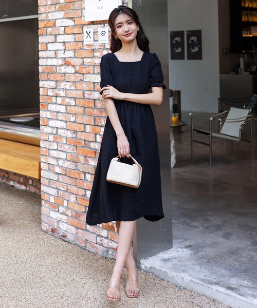 「Amulet」 半袖ワンピース X-LARGE イエロー レディース_画像5