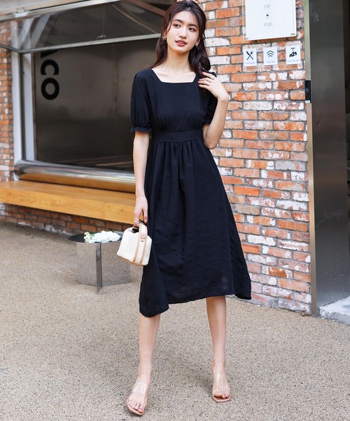 「Amulet」 半袖ワンピース X-LARGE イエロー レディース_画像8