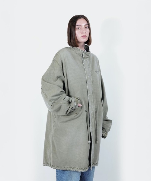 モッズコート コート APPLEBUM Bleach Army Coat（アップルバム ブリーチ アーミーコート） メンズの画像