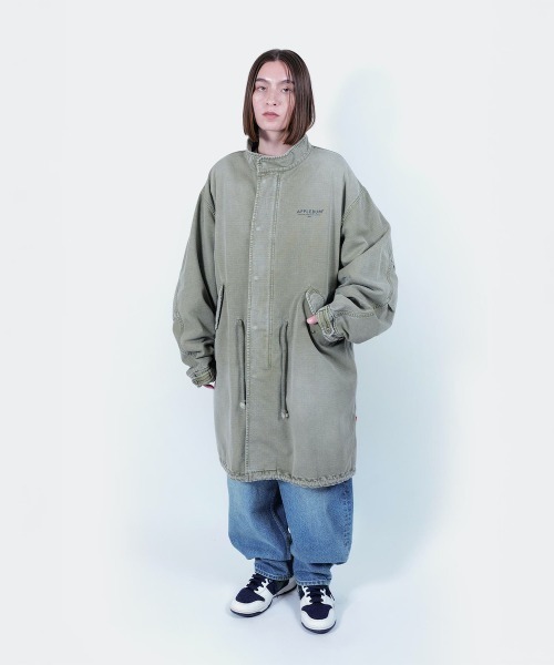 モッズコート コート APPLEBUM Bleach Army Coat（アップルバム ブリーチ アーミーコート） メンズの画像