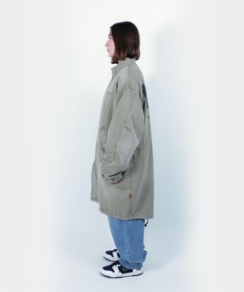 モッズコート コート APPLEBUM Bleach Army Coat（アップルバム ブリーチ アーミーコート） メンズの画像
