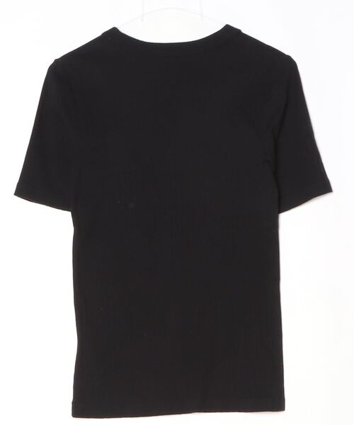 「ATON」 半袖Tシャツ 2 ブラック レディース_画像2