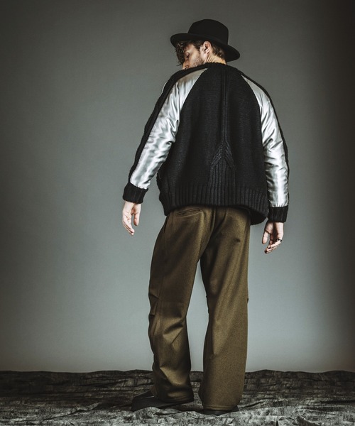 NO ID.（ノーアイディー） ブルゾン アウター 「NO ID.」Docking Knit