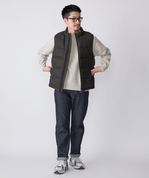 メンズ　  オリーブ ダウンベスト S/P SHIPS（シップス） ダウンベスト X-LARGE オリーブ メンズ : ZOZOTOWN