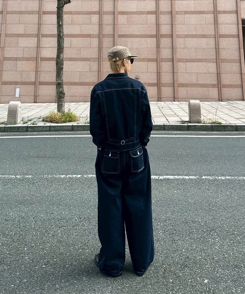 UNDERSTATEMENTs ジーンズ 「ユニセックス」2タックワイドカーブデニム