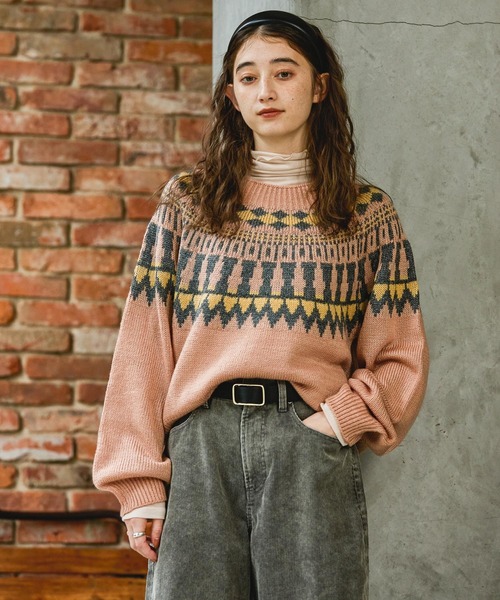 George's ニット セーター ノルディックガラニット レディース